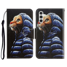 3D Colored Drawing Horizontal Flip Leather Phone Case with Holder & Card Slots & Wallet, For Samsung Galaxy A13 5G, For Samsung Galaxy A22 4G, For Samsung Galaxy A22 5G
