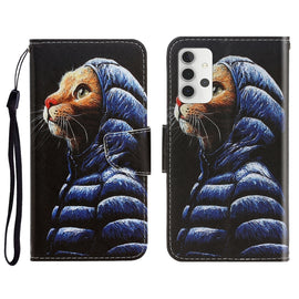 3D Colored Drawing Horizontal Flip Leather Phone Case with Holder & Card Slots & Wallet, For Samsung Galaxy A32 5G, For Samsung Galaxy A32 4G, For Samsung Galaxy A42 5G