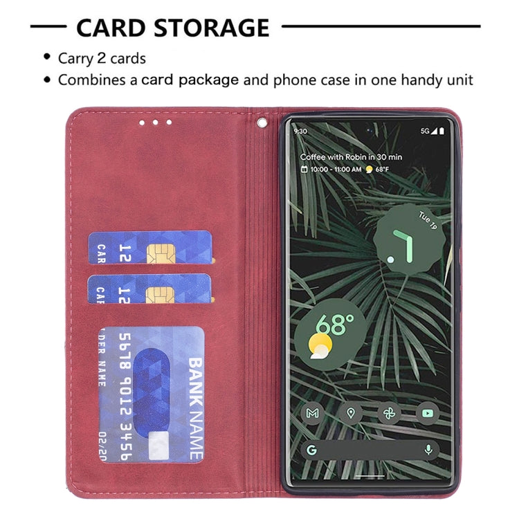 Prismatic Invisible Magnetic Horizontal Flip Phone Leather Case with Holder & Card Slots & Photo Frame, For Google Pixel 6 Pro, For Google Pixel 6, For Xiaomi Redmi Note 11 5G, For Samsung Galaxy A13 5G, For Samsung Galaxy M52 5G                       ...