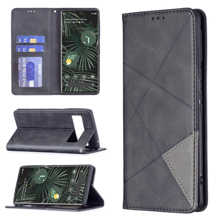 Prismatic Invisible Magnetic Horizontal Flip Phone Leather Case with Holder & Card Slots & Photo Frame, For Google Pixel 6 Pro, For Google Pixel 6, For Xiaomi Redmi Note 11 5G, For Samsung Galaxy A13 5G, For Samsung Galaxy M52 5G                       ...