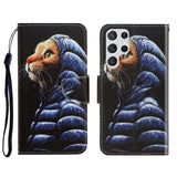 3D Colored Drawing Horizontal Flip Leather Phone Case, For Samsung Galaxy S22 Ultra 5G, For Xiaomi Redmi 10, For Xiaomi Redmi K40