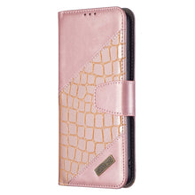 Load image into Gallery viewer, Matching Color Crocodile Texture Horizontal Flip Leather Phone Case with Wallet &amp; Holder &amp; Card Slots, For Xiaomi Redmi Note 11 5G