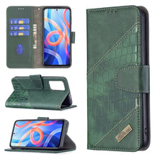 Load image into Gallery viewer, Matching Color Crocodile Texture Horizontal Flip Leather Phone Case with Wallet &amp; Holder &amp; Card Slots, For Xiaomi Redmi Note 11 5G