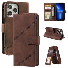 Load image into Gallery viewer, Skin Feel Horizontal Flip Leather Phone Case, For iPhone 13 Pro Max, For iPhone 13 Pro, For iPhone 13, For iPhone 13 mini
