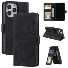 Load image into Gallery viewer, Skin Feel Horizontal Flip Leather Phone Case, For iPhone 13 Pro Max, For iPhone 13 Pro, For iPhone 13, For iPhone 13 mini