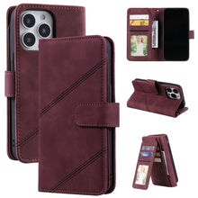 Load image into Gallery viewer, Skin Feel Horizontal Flip Leather Phone Case, For iPhone 13 Pro Max, For iPhone 13 Pro, For iPhone 13, For iPhone 13 mini