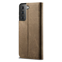 Load image into Gallery viewer, Denim Texture Casual Style Horizontal Flip Leather Case with Holder &amp; Card Slots &amp; Wallet, For Samsung Galaxy S22 5G, For Samsung Galaxy S22+ 5G, For Samsung Galaxy S22 Ultra 5G
