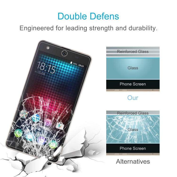 10 PCS 0.26mm 9H 2.5D Tempered Glass Film, For BQS 5050 Strike Selfie (10 PCS)