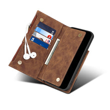 Load image into Gallery viewer, Retro Frosted Horizontal Flip Leather Phone Case with Holder &amp; Card Slot &amp; Wallet &amp; Zipper Pocket &amp; Lanyard, For Samsung Galaxy S22 5G, For Samsung Galaxy S22+ 5G, For Samsung Galaxy S22 Ultra 5G