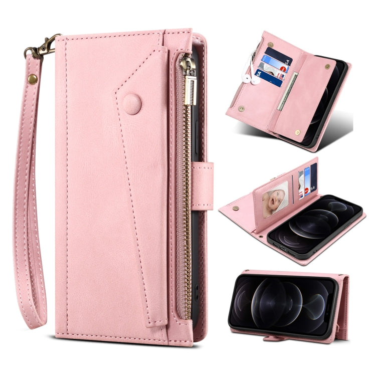 Retro Frosted Horizontal Flip Leather Phone Case with Holder & Card Slot & Wallet & Zipper Pocket & Lanyard, For Samsung Galaxy S22 5G, For Samsung Galaxy S22+ 5G, For Samsung Galaxy S22 Ultra 5G