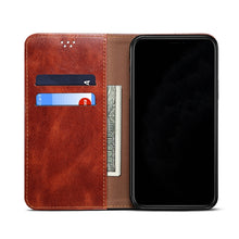 Load image into Gallery viewer, Simple Wax Crazy Horse Texture Horizontal Flip Leather Phone Case with Card Slots &amp; Holder, For Samsung Galaxy S22 5G, For Samsung Galaxy S22+ 5G, For Samsung Galaxy S22 Ultra 5G