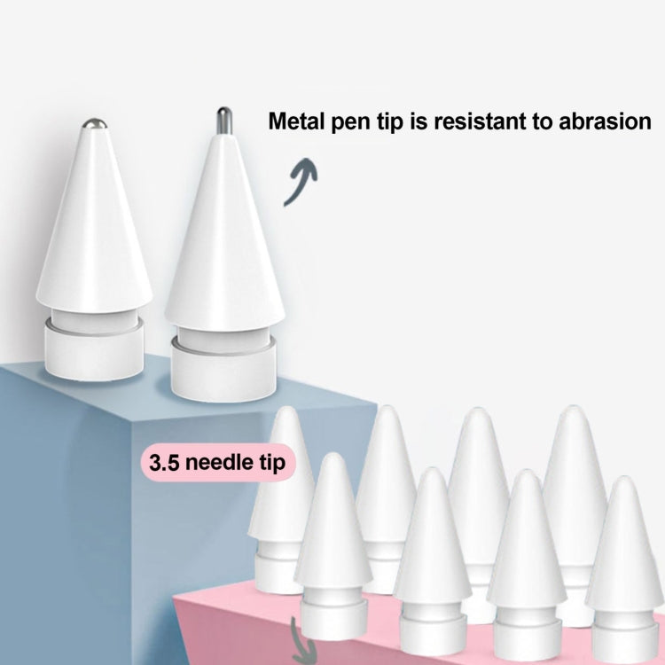 2 PCS Stylus Needle Tip For Apple Pencil 1 / 2, 2.0 Modified Round Pen Tip, 3.5 Standard Modified Pen Tip