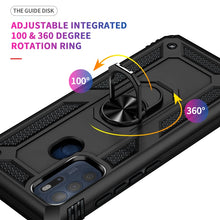 Load image into Gallery viewer, Shockproof TPU + PC Phone Case with 360 Degree Rotating Holder, For Motorola Moto G60s, For Xiaomi Redmi 10