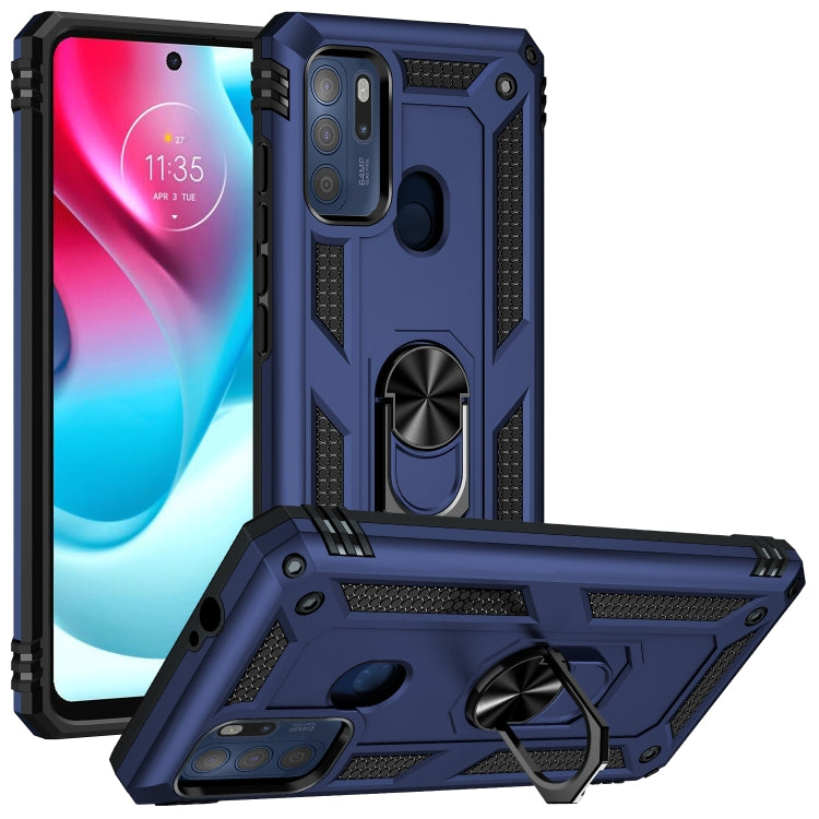 Shockproof TPU + PC Phone Case with 360 Degree Rotating Holder, For Motorola Moto G60s, For Xiaomi Redmi 10