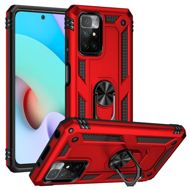 Shockproof TPU + PC Phone Case with 360 Degree Rotating Holder, For Motorola Moto G60s, For Xiaomi Redmi 10