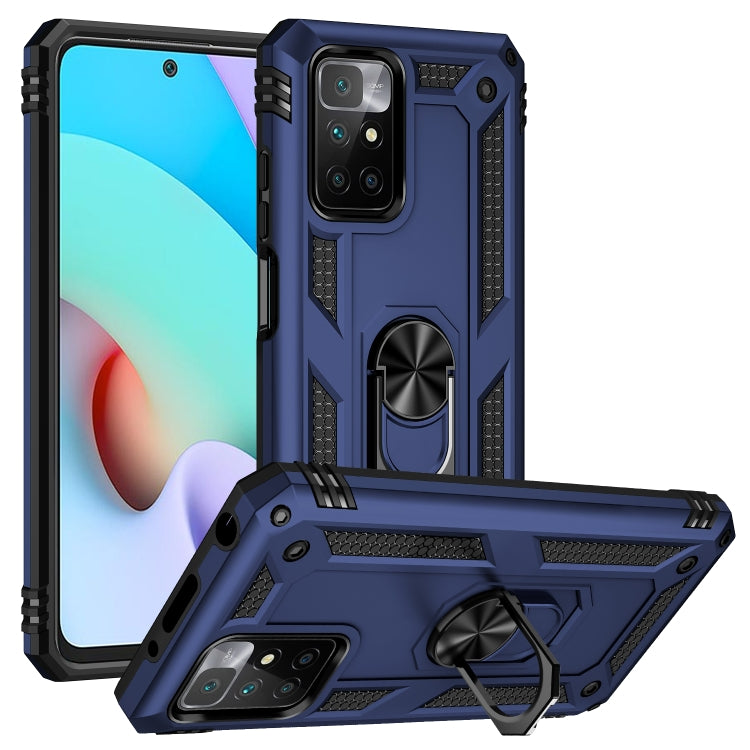 Shockproof TPU + PC Phone Case with 360 Degree Rotating Holder, For Motorola Moto G60s, For Xiaomi Redmi 10