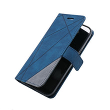 Load image into Gallery viewer, Skin Feel Splicing Horizontal Flip Leather Phone Case, For iPhone 13 Pro Max, For iPhone 13 Pro, For iPhone 13, For iPhone 13 mini