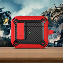 Load image into Gallery viewer, Bumblebee Carbon Fiber Earphone Protective Case with Switch For AirPods 3, For AirPods 3