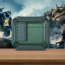 Load image into Gallery viewer, Bumblebee Carbon Fiber Earphone Protective Case with Switch For AirPods 3, For AirPods 3