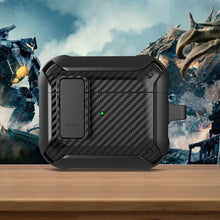 Load image into Gallery viewer, Bumblebee Carbon Fiber Earphone Protective Case with Switch For AirPods 3, For AirPods 3