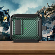 Load image into Gallery viewer, Bumblebee Carbon Fiber Earphone Protective Case with Switch For AirPods 3, For AirPods 3