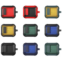 Load image into Gallery viewer, Bumblebee Carbon Fiber Earphone Protective Case with Switch For AirPods 3, For AirPods 3