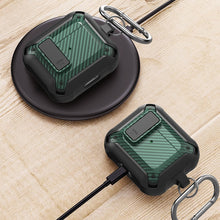 Load image into Gallery viewer, Bumblebee Carbon Fiber Earphone Protective Case with Switch For AirPods 3, For AirPods 3