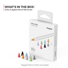 Load image into Gallery viewer, 8 PCS / Set Stoyobe Universal Silicone Nib Cap For Apple Pencil 1 / 2, Mixed Colors, Women, Men