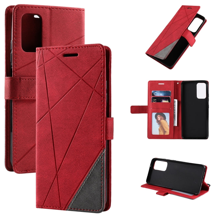Skin Feel Splicing Horizontal Flip Leather Phone Case, For Samsung Galaxy A03s EU Version, For Samsung Galaxy A13 5G, For Samsung Galaxy S22 5G, For Samsung Galaxy S22+ 5G, For Samsung Galaxy S22 Ultra 5G