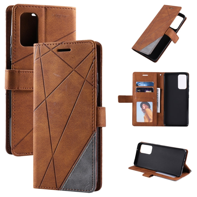 Skin Feel Splicing Horizontal Flip Leather Phone Case, For Samsung Galaxy A03s EU Version, For Samsung Galaxy A13 5G, For Samsung Galaxy S22 5G, For Samsung Galaxy S22+ 5G, For Samsung Galaxy S22 Ultra 5G