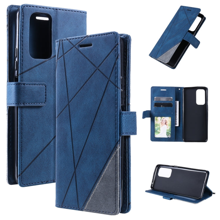 Skin Feel Splicing Horizontal Flip Leather Phone Case, For Xiaomi Redmi 10, For Xiaomi Poco F3 GT