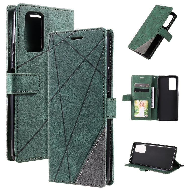 Skin Feel Splicing Horizontal Flip Leather Phone Case, For Xiaomi Redmi 10, For Xiaomi Poco F3 GT