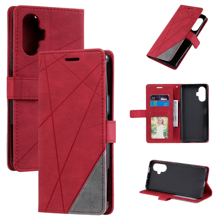 Skin Feel Splicing Horizontal Flip Leather Phone Case, For Xiaomi Redmi 10, For Xiaomi Poco F3 GT