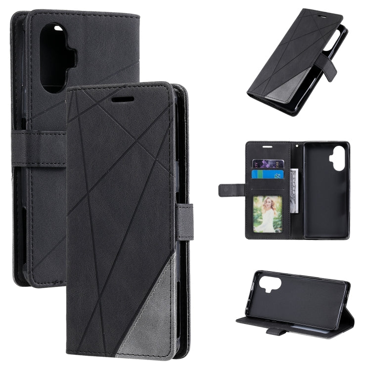 Skin Feel Splicing Horizontal Flip Leather Phone Case, For Xiaomi Redmi 10, For Xiaomi Poco F3 GT