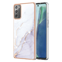 Load image into Gallery viewer, Electroplating Marble IMD TPU Phone Case, For Xiaomi Mi 11T / Mi 11T Pro, For Xiaomi Redmi 10, For Samsung Galaxy Note20, For Samsung Galaxy Note20 Ultra, For Samsung Galaxy A13 5G