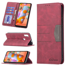 Load image into Gallery viewer, Magnetic Splicing Leather Phone Case, For Samsung Galaxy A02, For Samsung Galaxy A03s 164 Version, For Samsung Galaxy A03s 166 Version, For Samsung Galaxy A11, For Samsung Galaxy A13 5G, For Samsung Galaxy A21, For Samsung Galaxy A22 4G                ...