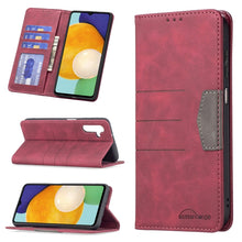Load image into Gallery viewer, Magnetic Splicing Leather Phone Case, For Samsung Galaxy A02, For Samsung Galaxy A03s 164 Version, For Samsung Galaxy A03s 166 Version, For Samsung Galaxy A11, For Samsung Galaxy A13 5G, For Samsung Galaxy A21s, For Samsung Galaxy A21                  ...