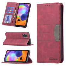 Load image into Gallery viewer, Magnetic Splicing Leather Phone Case, For Samsung Galaxy A02, For Samsung Galaxy A03s 164 Version, For Samsung Galaxy A03s 166 Version, For Samsung Galaxy A11, For Samsung Galaxy A13 5G, For Samsung Galaxy A21s, For Samsung Galaxy A21                  ...