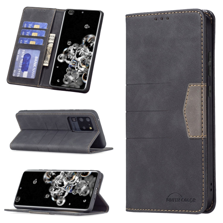 Magnetic Splicing Leather Phone Case, For Samsung Galaxy A41, For Samsung Galaxy A42 5G, For Samsung Galaxy A51, For Samsung Galaxy A52, For Samsung Galaxy A71, For Samsung Galaxy A72, For Samsung Galaxy M32, For Samsung Galaxy M52 5G                  ...