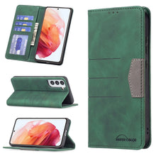 Load image into Gallery viewer, Magnetic Splicing Leather Phone Case, For Samsung Galaxy S21 FE 5G, For Samsung Galaxy S21 5G, For Samsung Galaxy S21+ 5G, For Samsung Galaxy S21 Ultra 5G, For Samsung Galaxy S22+ 5G, For Samsung Galaxy S22 Ultra 5G, For Samsung Galaxy S22 5G