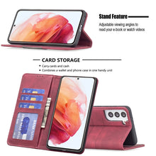 Load image into Gallery viewer, Magnetic Splicing Leather Phone Case, For Samsung Galaxy S21+ 5G, For Samsung Galaxy S21 Ultra 5G, For Samsung Galaxy S22+ 5G, For Samsung Galaxy S22 Ultra 5G, For Samsung Galaxy S22 5G, For Samsung Galaxy A31