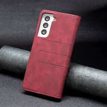 Load image into Gallery viewer, Magnetic Splicing Leather Phone Case, For Samsung Galaxy S21+ 5G, For Samsung Galaxy S21 Ultra 5G, For Samsung Galaxy S22+ 5G, For Samsung Galaxy S22 Ultra 5G, For Samsung Galaxy S22 5G, For Samsung Galaxy A31