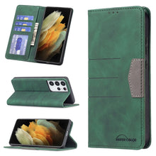 Load image into Gallery viewer, Magnetic Splicing Leather Phone Case, For Samsung Galaxy S21 5G, For Samsung Galaxy S21+ 5G, For Samsung Galaxy S21 Ultra 5G, For Samsung Galaxy S22+ 5G, For Samsung Galaxy S22 Ultra 5G, For Samsung Galaxy S22 5G