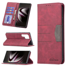 Load image into Gallery viewer, Magnetic Splicing Leather Phone Case, For Samsung Galaxy S21 5G, For Samsung Galaxy S21+ 5G, For Samsung Galaxy S21 Ultra 5G, For Samsung Galaxy S22+ 5G, For Samsung Galaxy S22 Ultra 5G, For Samsung Galaxy S22 5G