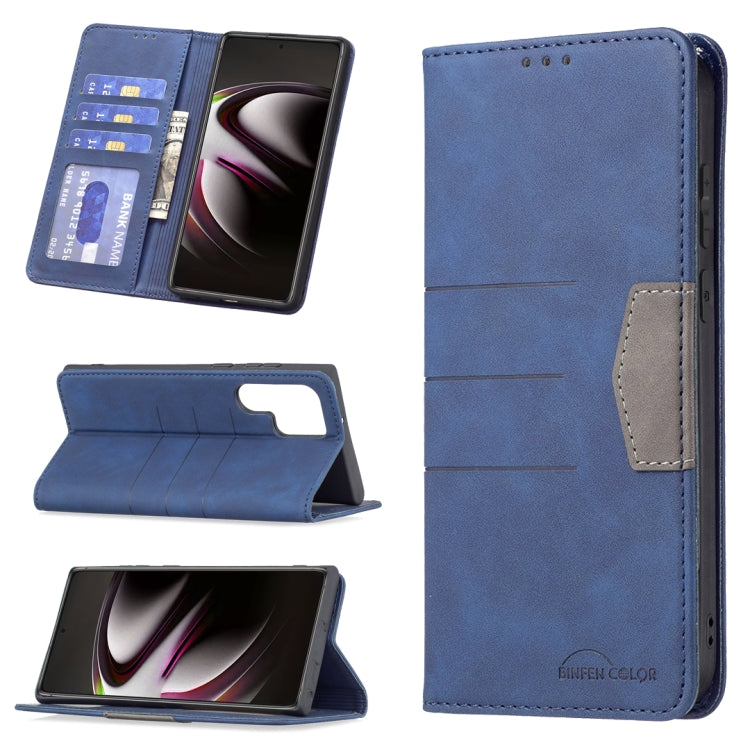 Magnetic Splicing Leather Phone Case, For Samsung Galaxy S21+ 5G, For Samsung Galaxy S21 Ultra 5G, For Samsung Galaxy S22+ 5G, For Samsung Galaxy S22 Ultra 5G, For Samsung Galaxy S22 5G, For Samsung Galaxy A31