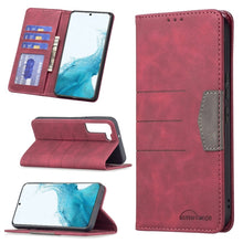 Load image into Gallery viewer, Magnetic Splicing Leather Phone Case, For Samsung Galaxy S21+ 5G, For Samsung Galaxy S21 Ultra 5G, For Samsung Galaxy S22+ 5G, For Samsung Galaxy S22 Ultra 5G, For Samsung Galaxy S22 5G, For Samsung Galaxy A31