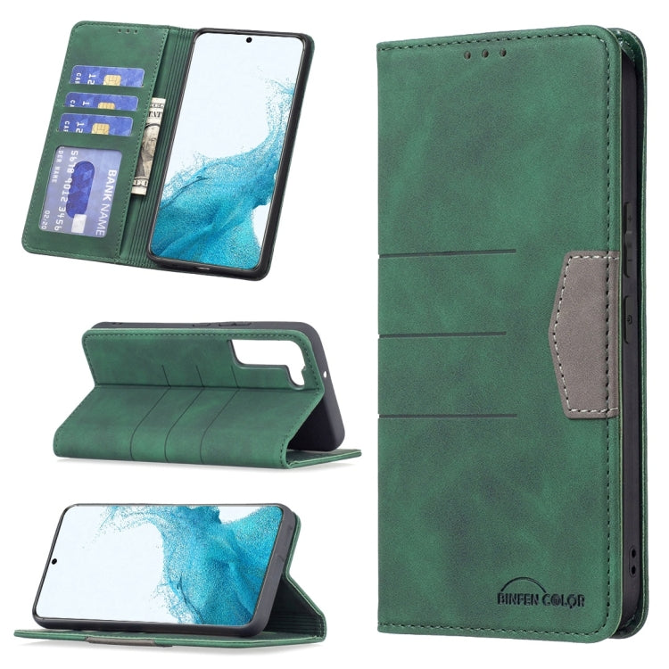 Magnetic Splicing Leather Phone Case, For Samsung Galaxy S21+ 5G, For Samsung Galaxy S21 Ultra 5G, For Samsung Galaxy S22+ 5G, For Samsung Galaxy S22 Ultra 5G, For Samsung Galaxy S22 5G, For Samsung Galaxy A31