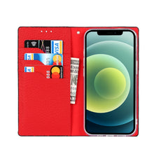 Load image into Gallery viewer, Litchi Texture Leather Phone Case With Lanyard &amp; Holder &amp; Card Slots &amp; Wallet, For iPhone 13, For iPhone 13 mini, For iPhone 13 Pro, For iPhone 13 Pro Max