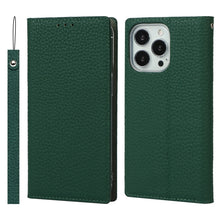 Load image into Gallery viewer, Litchi Texture Leather Phone Case With Lanyard &amp; Holder &amp; Card Slots &amp; Wallet, For iPhone 13, For iPhone 13 mini, For iPhone 13 Pro, For iPhone 13 Pro Max