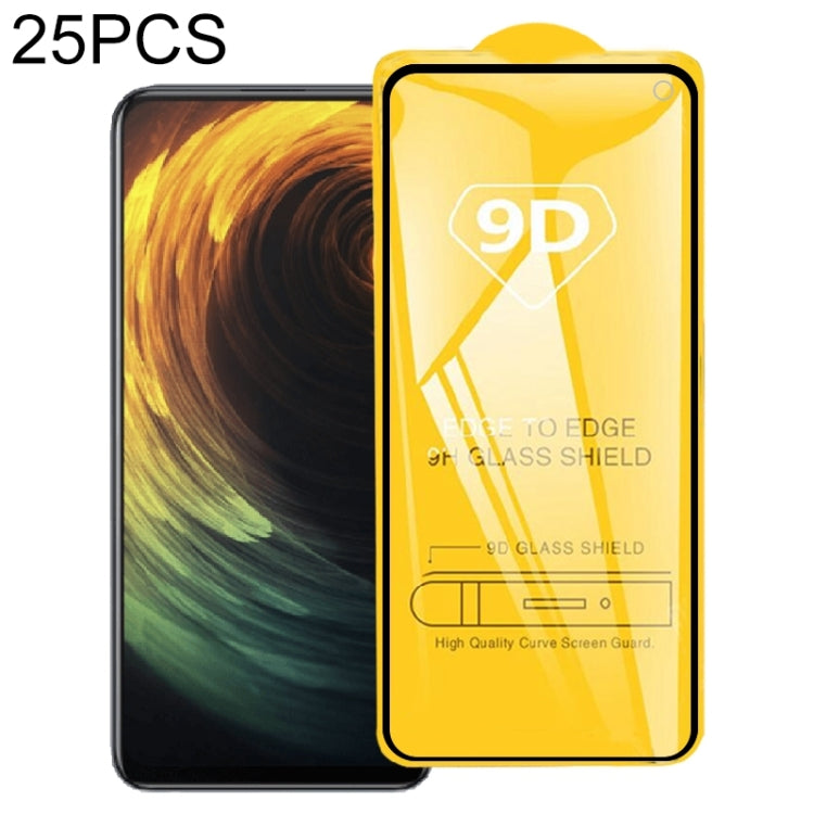 For Samsung Galaxy A53 5G 25pcs 9D Full Glue Screen Tempered Glass Film, For OPPO A53s 5G (25 PCS), For vivo Y20 2021 (25 PCS), For OPPO K9s (25 PCS), For vivo iQOO Neo5 Lite (25 PCS), For vivo S10e (25 PCS), For Huawei Enjoy 20e (25 PCS)              ...